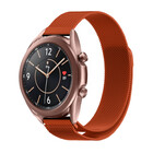 Strap-it® Strap-it Samsung Galaxy Watch 3 Milanese band 41mm (oranje)