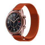Strap-it® Samsung Galaxy Watch 3 Milanese band 41mm (oranje)