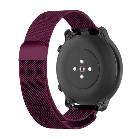 Strap-it® Strap-it Samsung Galaxy Watch 3 Milanese band 41mm (paars)