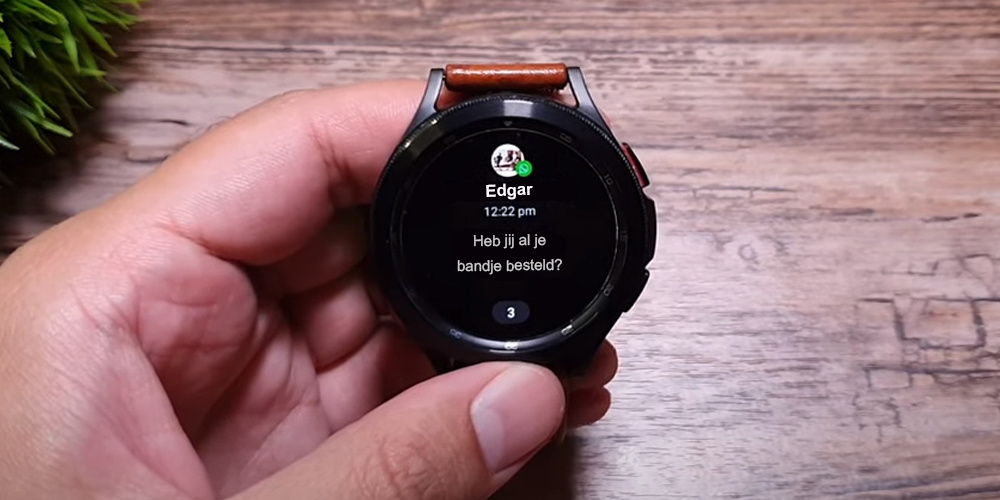 Benachrichtigungen WhatsApp Samsung Galaxy Watch 4