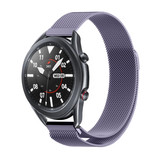 Strap-it® Samsung Galaxy Watch 3 Milanese band 45mm (lichtpaars)