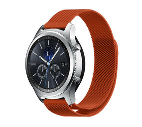 Strap-it® Samsung Gear S3 Milanese band (oranje)
