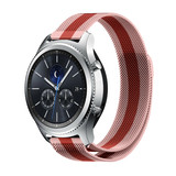 Strap-it® Samsung Gear S3 Milanese band (rood/roze)