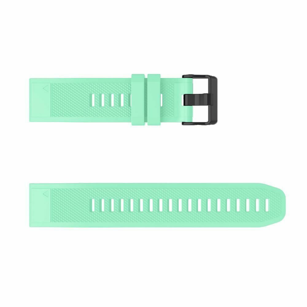 Strap-it® Strap-it Garmin Fenix 5 / 6 siliconen bandje (aqua)