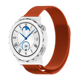Strap-it® Huawei Watch GT 3 Pro 43mm Milanese band (oranje)
