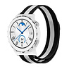 Strap-it® Strap-it Huawei Watch GT 3 Pro 43mm Milanese band (zwart/wit) Strap-it® Strap-it Huawei Watch GT 3 Pro 43mm Milanese band (zwart/wit)
