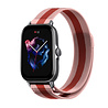 Strap-it® Strap-it Amazfit GTS 3 Milanese band (rood/roze) Strap-it® Strap-it Amazfit GTS 3 Milanese band (rood/roze)