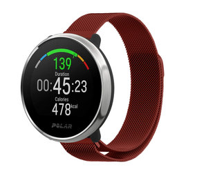 Strap-it® Polar Unite Milanese band (rood) Strap-it® Polar Unite Milanese band (rood)