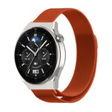 Strap-it® Huawei Watch GT 3 Pro 46mm Milanese band (oranje)