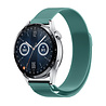 Strap-it® Strap-it Huawei Watch GT 3 46mm Milanese band (groen) Strap-it® Strap-it Huawei Watch GT 3 46mm Milanese band (groen)