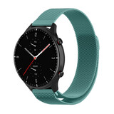 Strap-it® Amazfit GTR 2 Milanese band (groen)