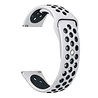 Strap-it® Strap-it Amazfit GTS 3 sport band (wit/zwart) Strap-it® Strap-it Amazfit GTS 3 sport band (wit/zwart)