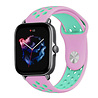 Strap-it® Strap-it Amazfit GTS 3 sport band (roze/aqua) Strap-it® Strap-it Amazfit GTS 3 sport band (roze/aqua)