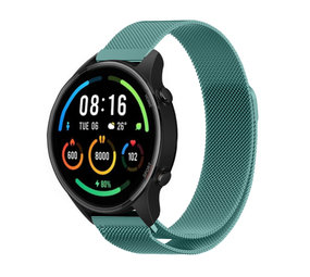 Strap-it® Xiaomi Mi Watch Milanese band (groen) Strap-it® Xiaomi Mi Watch Milanese band (groen)