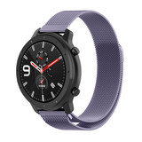 Strap-it® Xiaomi Amazfit GTR Milanese band (lichtpaars)
