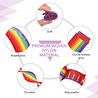 Strap-it® Strap-it Samsung Gear Sport nylon band (regenboog) Strap-it® Strap-it Samsung Gear Sport nylon band (regenboog)
