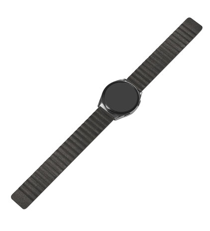Strap-it® Strap-it Samsung Gear Sport leren loop bandje (zwart)
