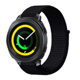 Strap-it® Samsung Gear Sport nylon band (zwart)