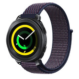 Strap-it® Samsung Gear Sport nylon band (paars-blauw)