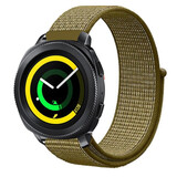 Strap-it® Samsung Gear Sport nylon band (olijf)