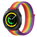 Strap-it® Samsung Gear Sport nylon band (regenboog)