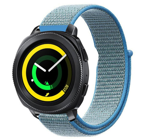 Strap-it® Strap-it Samsung Gear Sport nylon band (blauw) Strap-it® Strap-it Samsung Gear Sport nylon band (blauw)