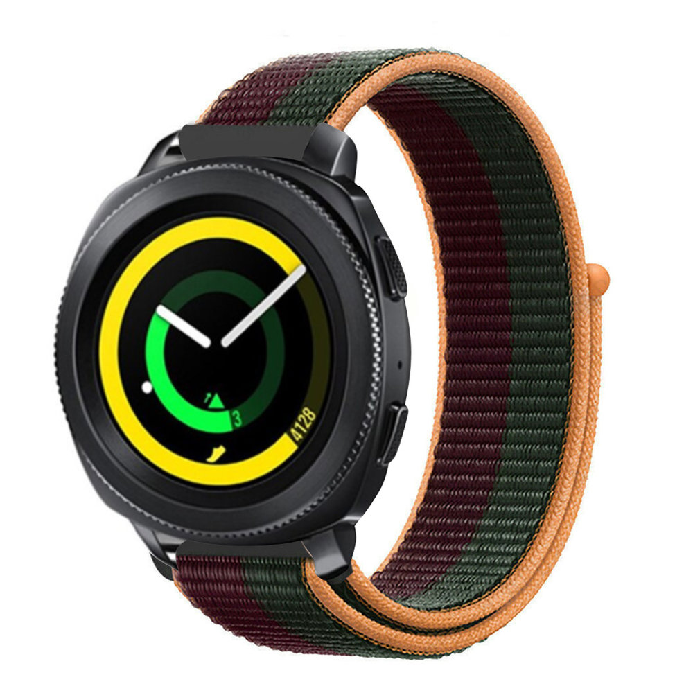Samsung Gear Sport nylon band dark cherry