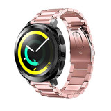 Strap-it® Samsung Gear Sport stalen band (rosé pink)
