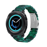 Strap-it® Samsung Gear Sport resin band (groen) Strap-it® Samsung Gear Sport resin band (groen)