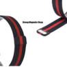 Strap-it® Strap-it Amazfit GTS 3 Milanese band (zwart/rood) Strap-it® Strap-it Amazfit GTS 3 Milanese band (zwart/rood)