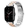 Strap-it® Strap-it Amazfit GTS 2 stalen band (zilver/rosé goud) Strap-it® Strap-it Amazfit GTS 2 stalen band (zilver/rosé goud)