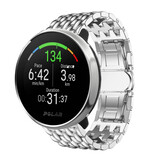 Strap-it® Polar Ignite stalen draak band (zilver)