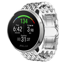 Strap-it® Polar Ignite stalen draak band (zilver)