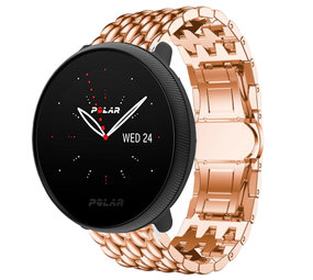 Strap-it® Polar Ignite 2 stalen draak band (rosé goud) Strap-it® Polar Ignite 2 stalen draak band (rosé goud)
