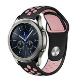 Strap-it® Samsung Gear S3 sport band (zwart/roze)
