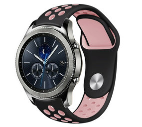 Strap-it® Samsung Gear S3 sport band (zwart/roze)