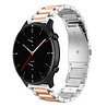 Strap-it® Strap-it Amazfit GTR 2 stalen band (zilver/rosé goud) Strap-it® Strap-it Amazfit GTR 2 stalen band (zilver/rosé goud)