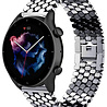 Strap-it® Strap-it Amazfit GTR 3 (Pro) stalen vis band (zwart) Strap-it® Strap-it Amazfit GTR 3 (Pro) stalen vis band (zwart)