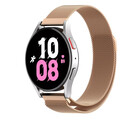 Strap-it® Strap-it Samsung Galaxy Watch 5 - 44mm Milanese band (rosé goud)
