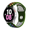 Strap-it® Strap-it Samsung Galaxy Watch 5 - 44mm sport band (legergroen/kleurrijk) Strap-it® Strap-it Samsung Galaxy Watch 5 - 44mm sport band (legergroen/kleurrijk)