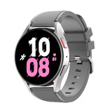 Strap-it® Samsung Galaxy Watch 5 - 44mm siliconen bandje (grijs)