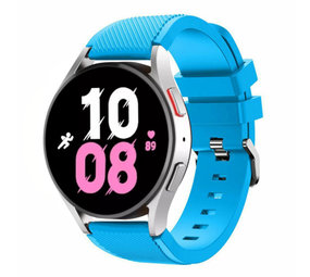 Strap-it® Samsung Galaxy Watch 5 - 44mm siliconen bandje (lichtblauw)