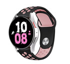 Strap-it® Strap-it Samsung Galaxy Watch 5 - 44mm sport band (zwart/roze)
