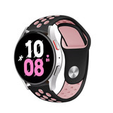 Strap-it® Samsung Galaxy Watch 5 - 44mm sport band (zwart/roze)