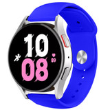 Strap-it® Samsung Galaxy Watch 5 - 44mm sport band (blauw)