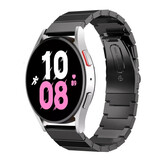 Strap-it® Samsung Galaxy Watch 5 - 44mm metalen bandje (zwart)