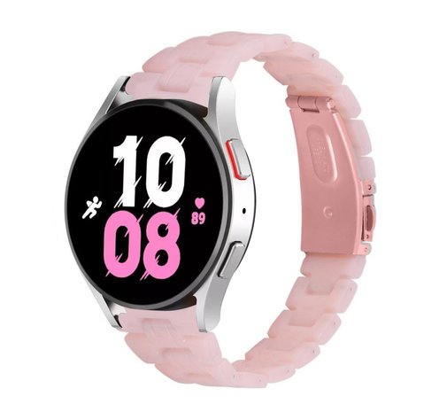 Strap-it® Strap-it Samsung Galaxy Watch 5 - 44mm resin band (roze)