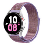 Strap-it® Samsung Galaxy Watch 5 - 44mm nylon band (lila)