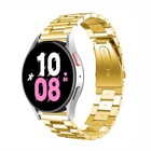 Strap-it® Strap-it Samsung Galaxy Watch 5 - 44mm stalen band (goud)