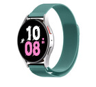 Strap-it® Strap-it Samsung Galaxy Watch 5 - 44mm Milanese band (groen)